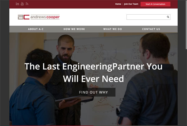 Andrews Cooper Engineering Website