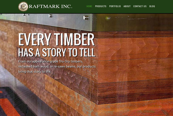 CraftMark Wood Products Website