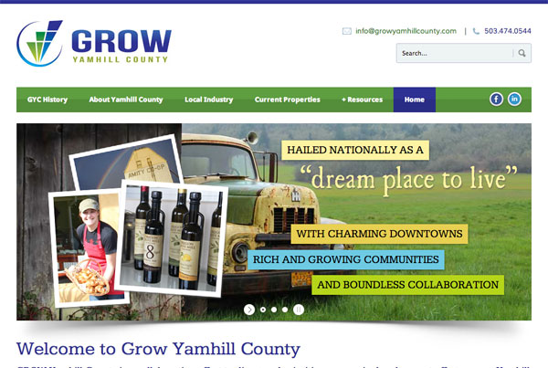 Grow Yamhill County Website